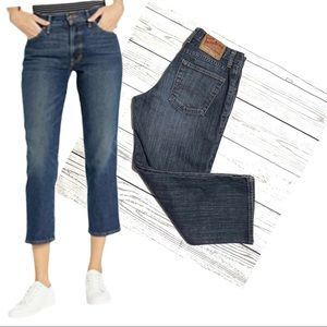 Lucky Brand Dungarees Classic Fit Jean Capri's Crop Size 27